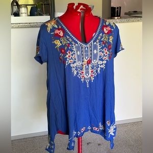 Johnny Was Izora Knit Drape Top